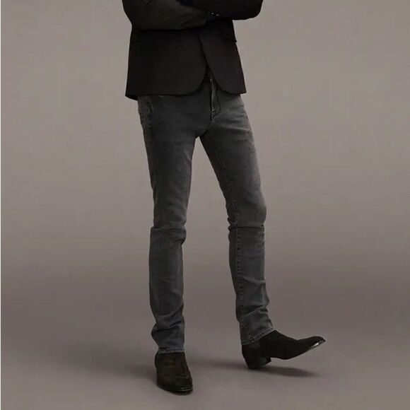 FRAME Denim L’Homme Skinny "Fade to Grey" Color Size 32 Men’s Unisex Jeans - Picture 3 of 17